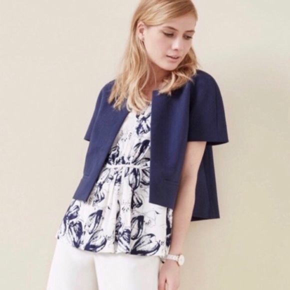 Nordstrom Jackets & Blazers - NWOT ClassiquesEntier Mia Jacquard Crop Blazer szL